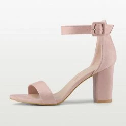 Allegra K 284H 17 Woman Open Toe Chunky High Heel Ankle Strap Sandals Shoes 47 Allegra K 284H 17 Woman Open Toe Chunky High Heel Ankle Strap Sandals Shoes