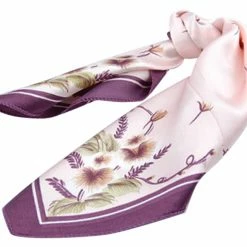 Allegra K Women Circle Pattern Square Neck Scarf Neckerchief 51cm X 51cm Accessories