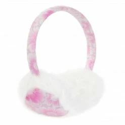 Allegra K Women Winter White Faux Fur Flower Ear Cover Warmer Earmuffs Knitted Plush Pad Earlap Accessories