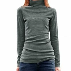 Allegra K Long Sleeves Turtle Neck Slim Top 68 Allegra K Long Sleeves Turtle Neck Slim Top