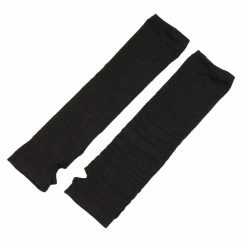 Allegra K Accessories Woman Fingerless Thumbhole Printed Opera Length Arm Warmers