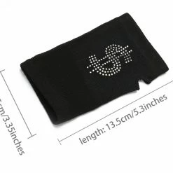 Allegra K Lady Acrylic Fingerless Thumb Hole Fall Wear Gloves Pair