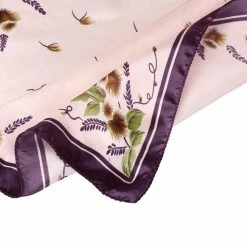 Allegra K Women Circle Pattern Square Neck Scarf Neckerchief 51cm X 51cm Accessories