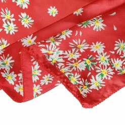 Allegra K Women Circle Pattern Square Neck Scarf Neckerchief 51cm X 51cm Accessories