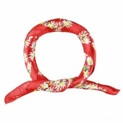 Allegra K Women Circle Pattern Square Neck Scarf Neckerchief 51cm X 51cm Accessories