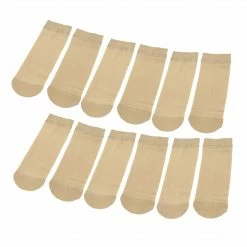 Allegra K 6 Pairs Elastic Ankle High Tights Sheer Socks Stockings For Ladies Accessories