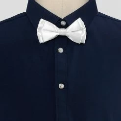 Allegra K Men's Adjustable Bow Tie Neck Pre-tied Solid Party Prom Tuxedo Bowknot Bowtie Accessories