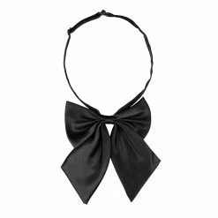 Allegra K Accessories Adjustable Solid Color Uniform Pre-tied Bowknot Halter Neck Bow Tie For Women