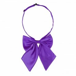 Allegra K Accessories Adjustable Solid Color Uniform Pre-tied Bowknot Halter Neck Bow Tie For Women