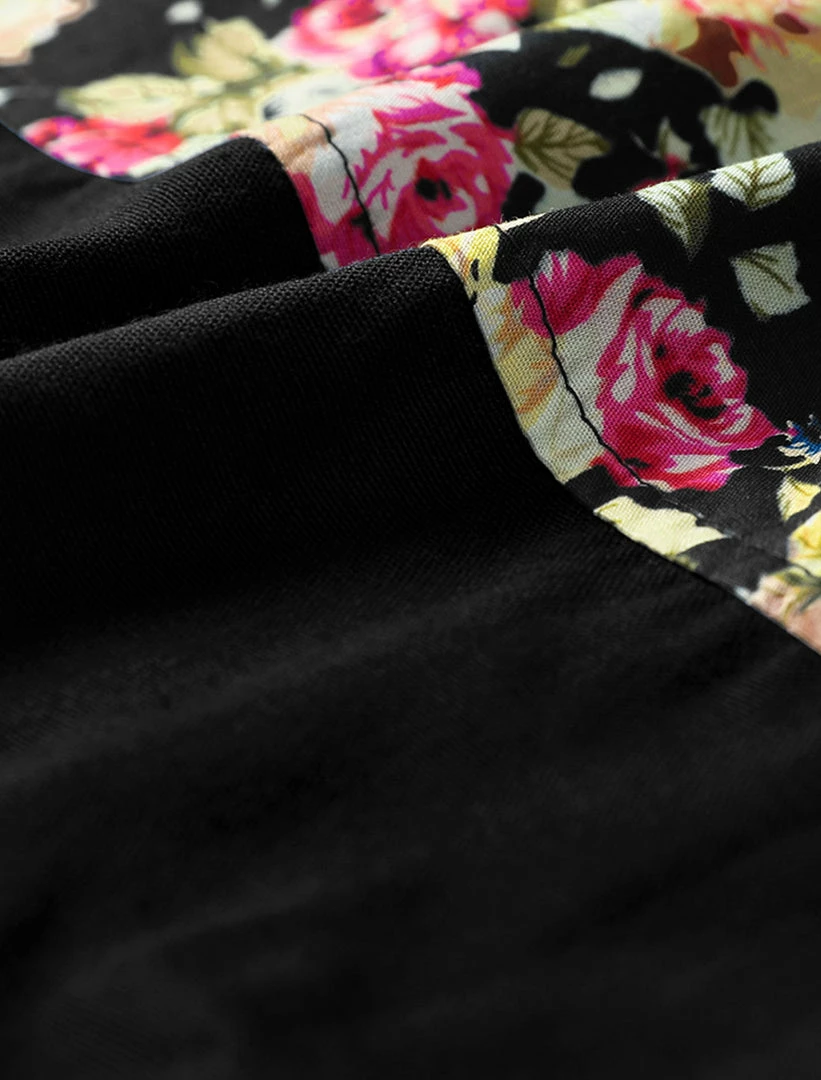 Allegra K 1310 8838 Men Summer Floral Print Pocket Short Sleeve Button Down Hawaiian Shirt 46 Allegra K 1310 8838 Men Summer Floral Print Pocket Short Sleeve Button Down Hawaiian Shirt