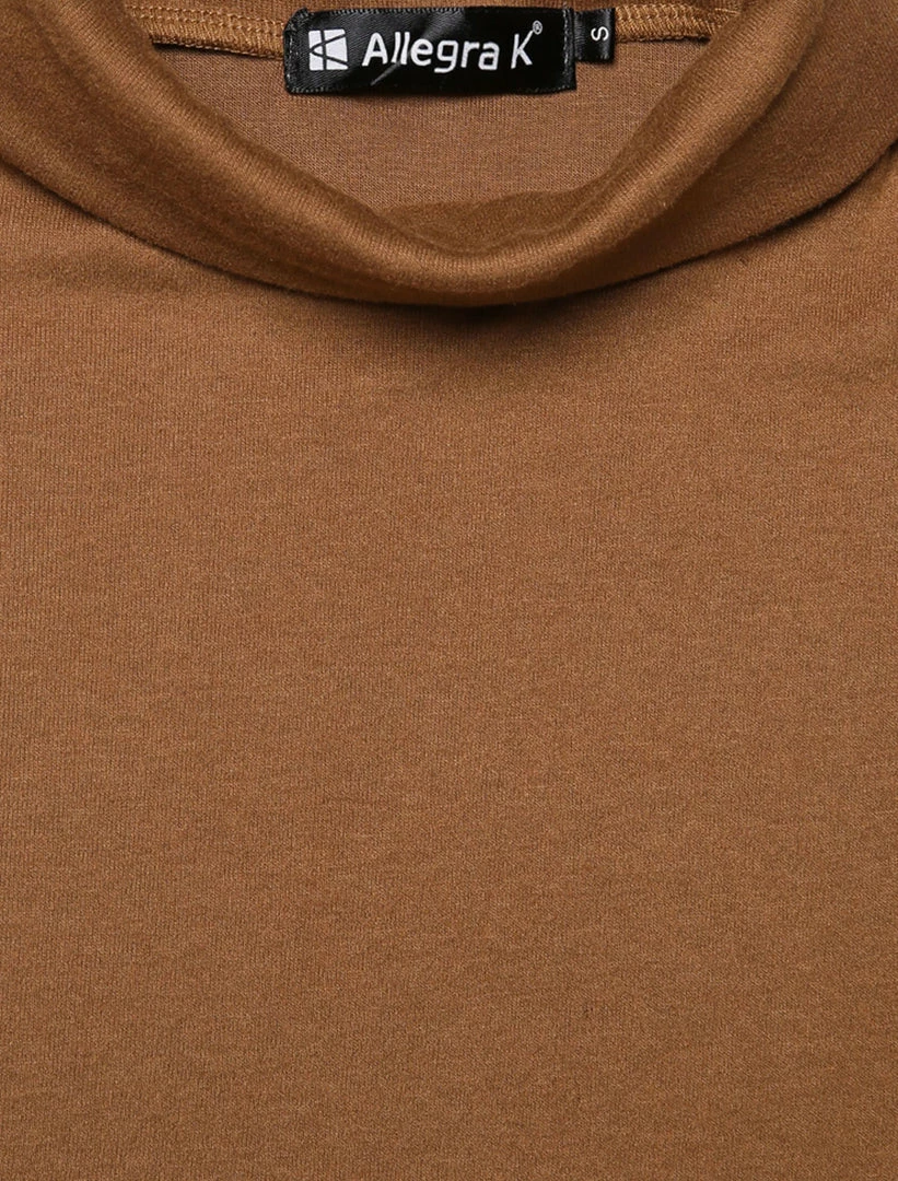 Allegra K Long Sleeves Turtle Neck Slim Top 31 Allegra K Long Sleeves Turtle Neck Slim Top