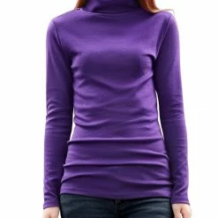 Allegra K Long Sleeves Turtle Neck Slim Top 54 Allegra K Long Sleeves Turtle Neck Slim Top
