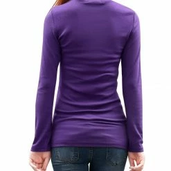 Allegra K Long Sleeves Turtle Neck Slim Top 57 Allegra K Long Sleeves Turtle Neck Slim Top