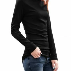 Allegra K Long Sleeves Turtle Neck Slim Top 42 Allegra K Long Sleeves Turtle Neck Slim Top