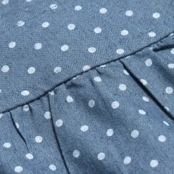 Allegra K 65055 Women Dots Pattern Adjustable Shoulder Straps Mini Overall Dress