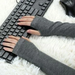 Allegra K Accessories Woman Elastic Fingerless Elbow Length Arm Hand Warmers Gloves 1 Pairs 26 Allegra K Accessories Woman Elastic Fingerless Elbow Length Arm Hand Warmers Gloves 1 Pairs