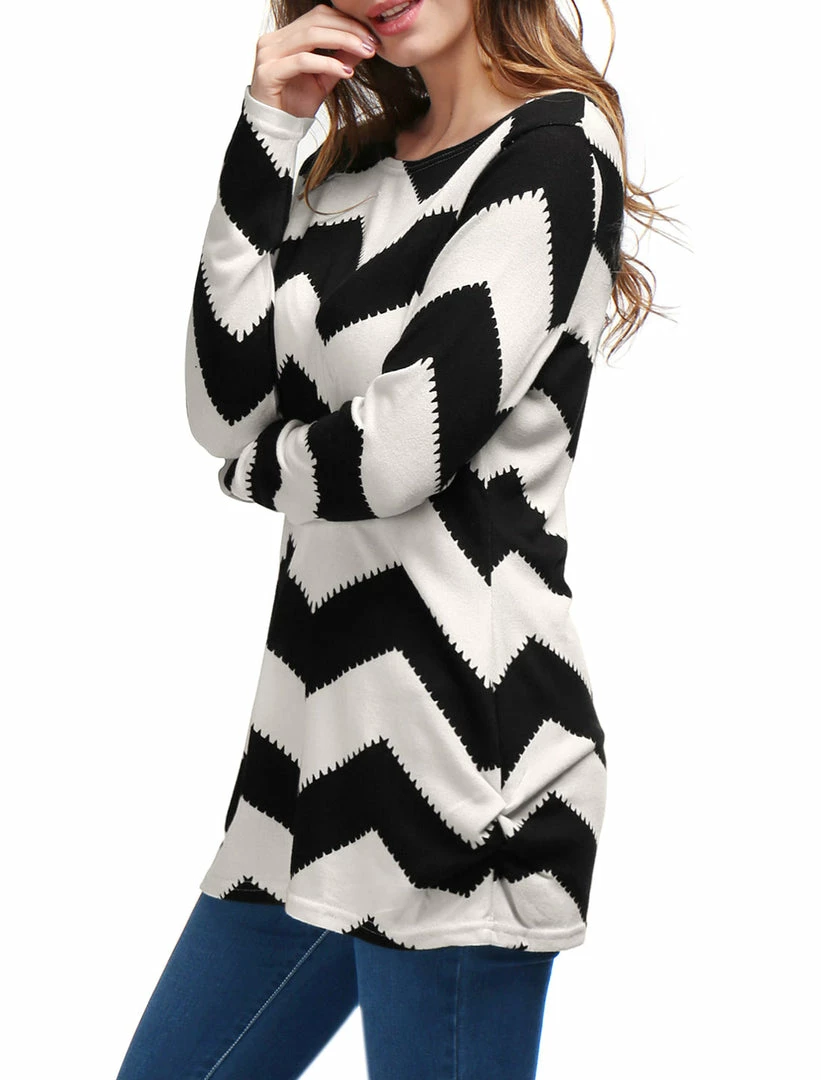 Allegra K Women's Round Neck Contrast Color Knitted Shirts Long Sleeve Sweater Tops 21 Allegra K Women's Round Neck Contrast Color Knitted Shirts Long Sleeve Sweater Tops