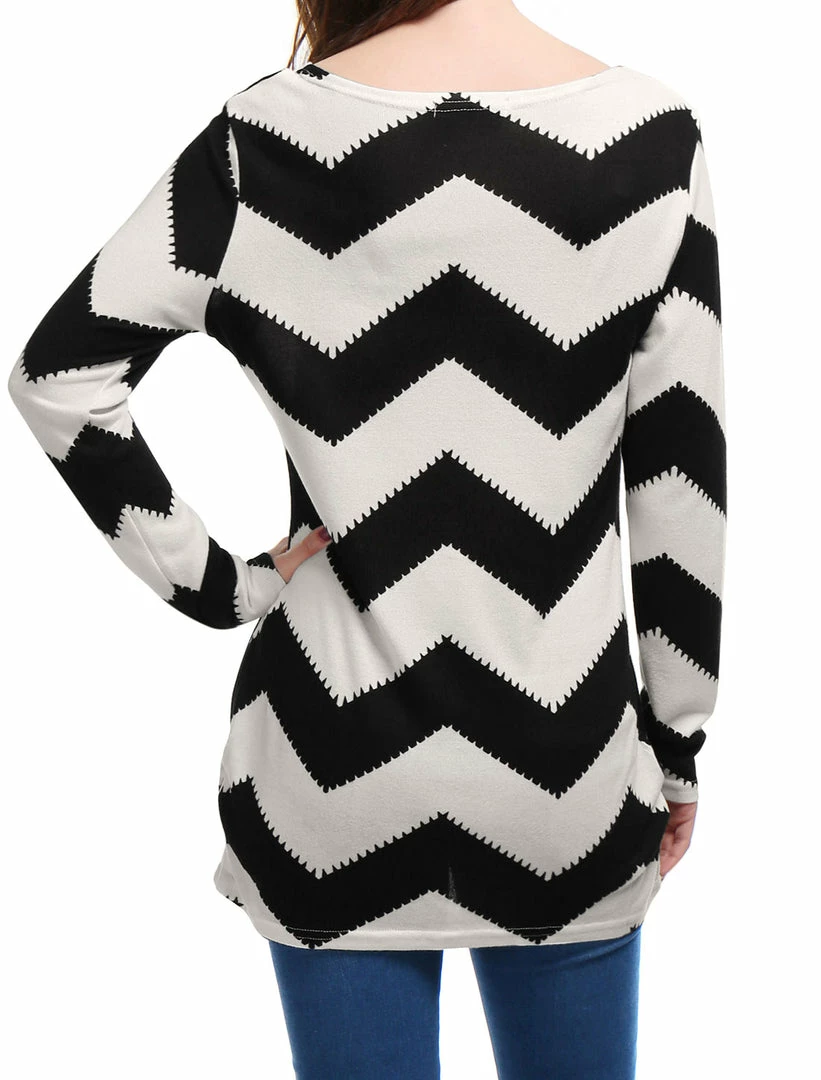 Allegra K Women's Round Neck Contrast Color Knitted Shirts Long Sleeve Sweater Tops 22 Allegra K Women's Round Neck Contrast Color Knitted Shirts Long Sleeve Sweater Tops