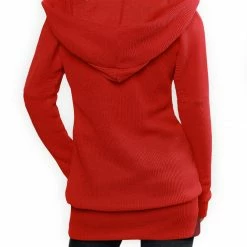 Allegra K Shawl Collar Buttons Decor Hooded Tunic Sweater