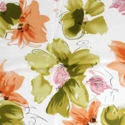 Allegra K Women Circle Pattern Square Neck Scarf Neckerchief 51cm X 51cm Accessories