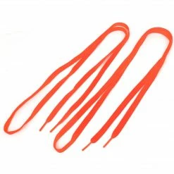 Allegra K Accessories Pair Plastic Tip Flat Shoelaces Shoe Lace String For Sports Shoes Boots Sneakers Skates