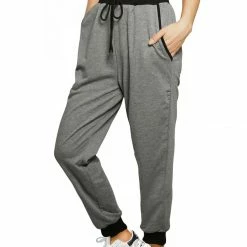 Allegra K Women's Drawstring Jogger Light Soft Stretch Pockets Pants