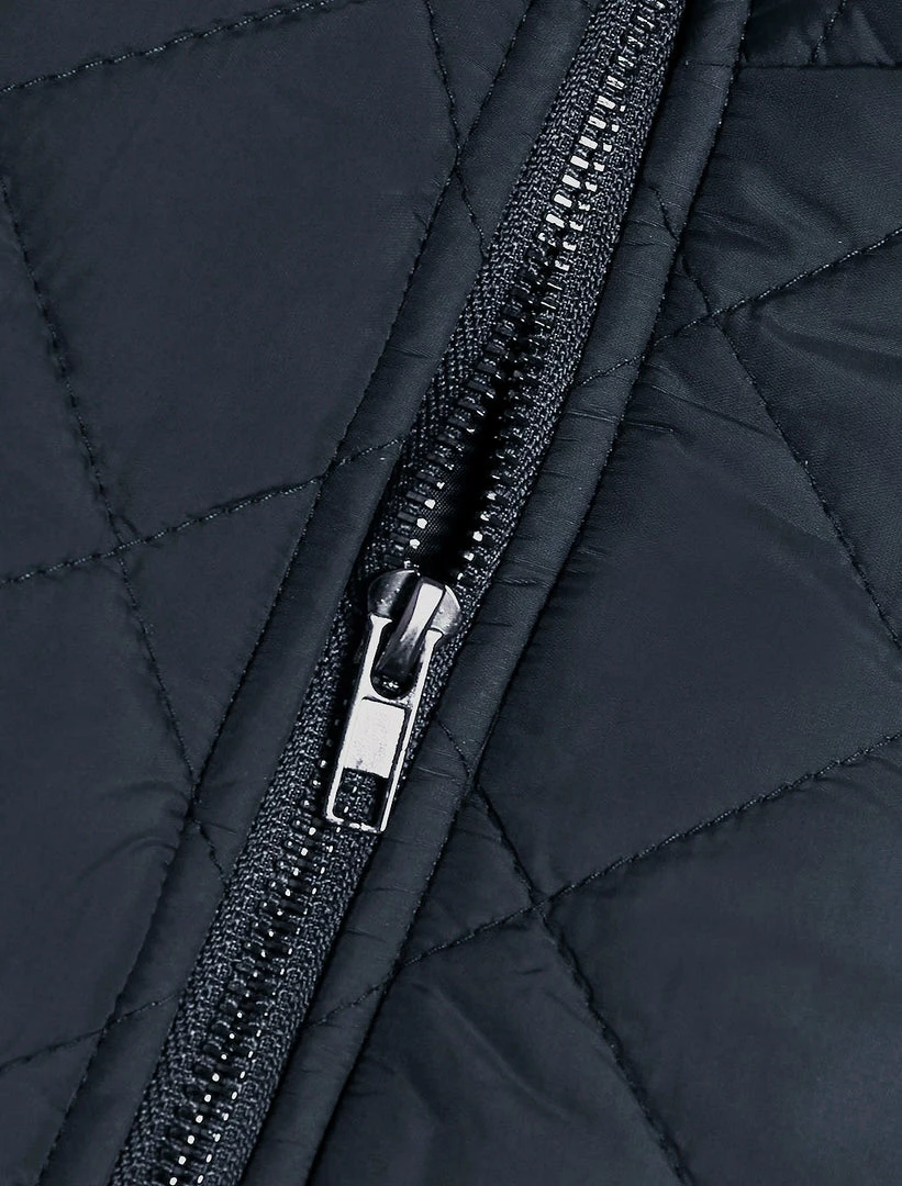 Allegra K Woman Zip Up Front Stand Collar Slant Pockets Quilted Padded Vest Women 98 Allegra K Woman Zip Up Front Stand Collar Slant Pockets Quilted Padded Vest Women