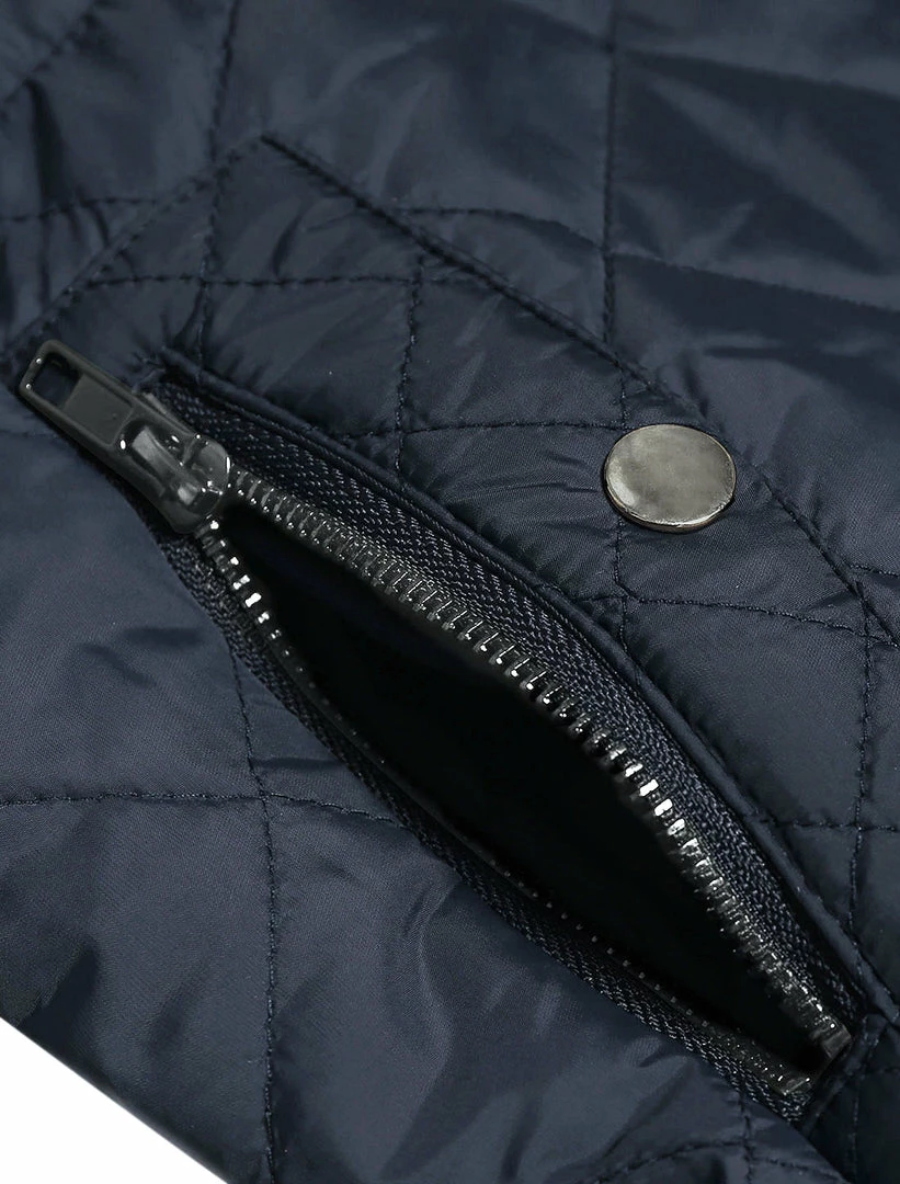 Allegra K Woman Zip Up Front Stand Collar Slant Pockets Quilted Padded Vest Women 99 Allegra K Woman Zip Up Front Stand Collar Slant Pockets Quilted Padded Vest Women