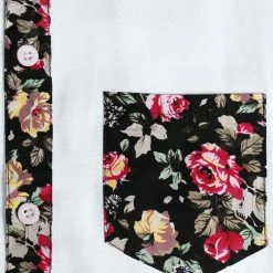 Allegra K 1310 8838 Men Summer Floral Print Pocket Short Sleeve Button Down Hawaiian Shirt 100 Allegra K 1310 8838 Men Summer Floral Print Pocket Short Sleeve Button Down Hawaiian Shirt