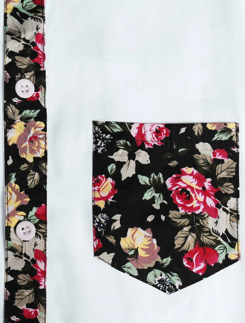 Allegra K 1310 8838 Men Summer Floral Print Pocket Short Sleeve Button Down Hawaiian Shirt 39 Allegra K 1310 8838 Men Summer Floral Print Pocket Short Sleeve Button Down Hawaiian Shirt