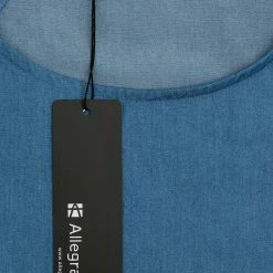 Allegra K Short Raglan Sleeves Round Neck Chambray Top 23 Allegra K Short Raglan Sleeves Round Neck Chambray Top