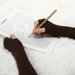 Allegra K Accessories Women's Arm Warmers Winter Knitted Cold Elbow Long Fingerless Gloves