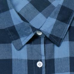 Women Allegra K Plaids Roll Up Sleeves Buttoned Boyfriend Shirt 42 Women Allegra K Plaids Roll Up Sleeves Buttoned Boyfriend Shirt