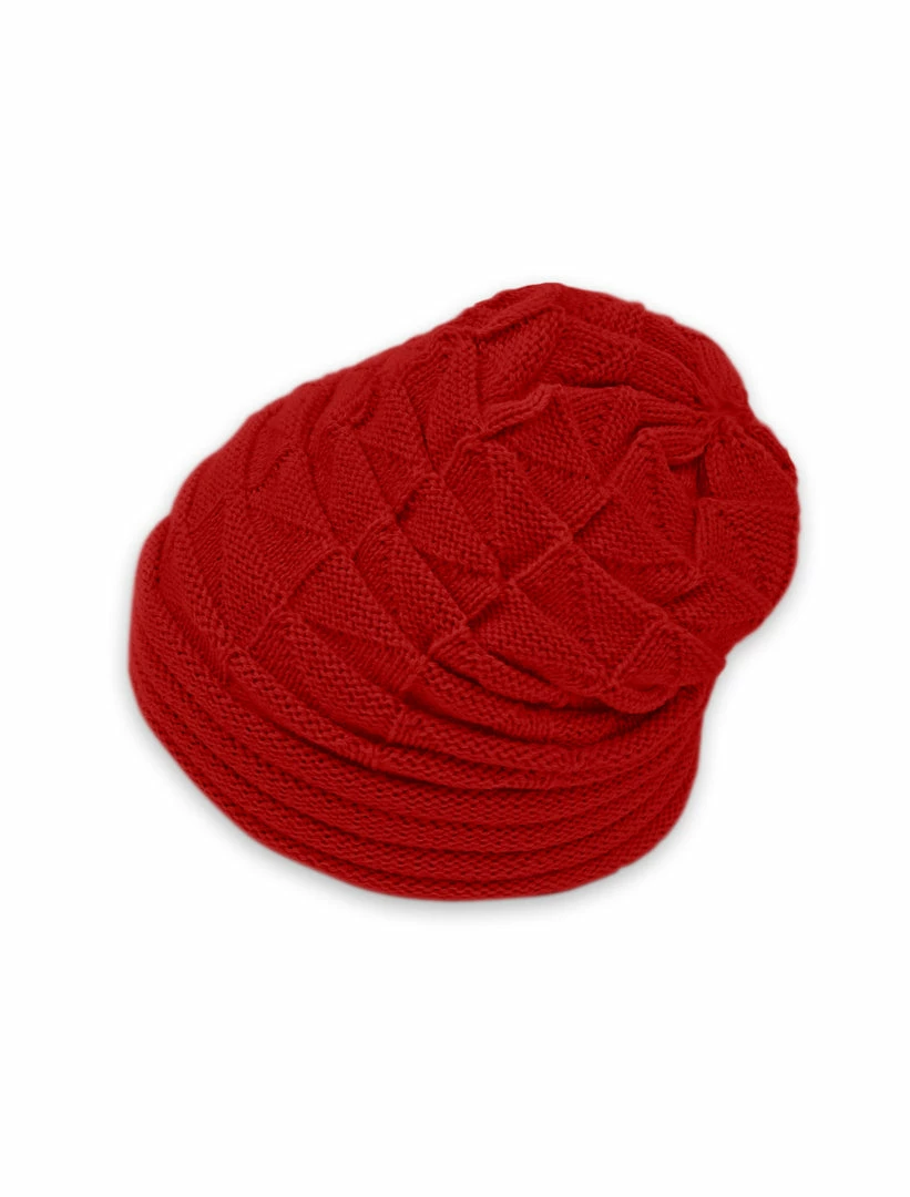 Allegra K Accessories 1606-D221 Unisex Slouchy Pattern Stretchy Knitted Beanie Hat 4 Allegra K Accessories 1606-D221 Unisex Slouchy Pattern Stretchy Knitted Beanie Hat