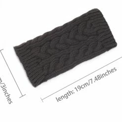 Allegra K Women's Wrist Warmer Stretchy Elastic Thumb Winter Knitted Fingerless Gloves Accessories