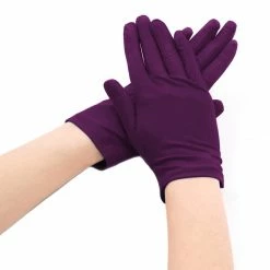 Allegra K Women Wrist Length Matte Full Finger Stretchy Gloves 5 Pairs Accessories