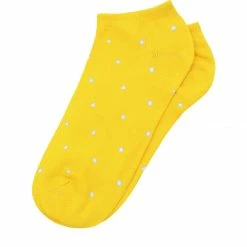 Allegra K Dots Pattern Stretchy Ankle Length Short Socks 10 Pairs 7-9 Accessories