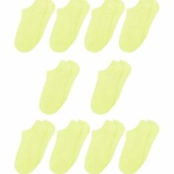 Allegra K Women Low Cut Textured Sole Cotton Ankle Socks 10 Pairs 9-11