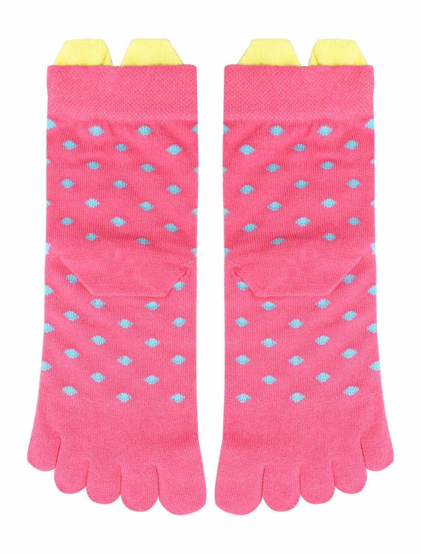 Allegra K Ankle Length Dots Bowknot Pattern Stretchy Toe Socks Accessories 11 Allegra K Ankle Length Dots Bowknot Pattern Stretchy Toe Socks Accessories