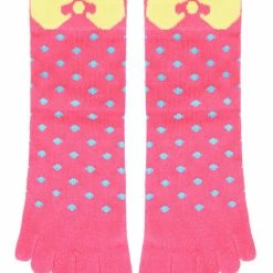 Allegra K Ankle Length Dots Bowknot Pattern Stretchy Toe Socks Accessories 20 Allegra K Ankle Length Dots Bowknot Pattern Stretchy Toe Socks Accessories