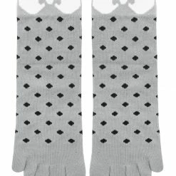 Allegra K Ankle Length Dots Bowknot Pattern Stretchy Toe Socks Accessories 18 Allegra K Ankle Length Dots Bowknot Pattern Stretchy Toe Socks Accessories