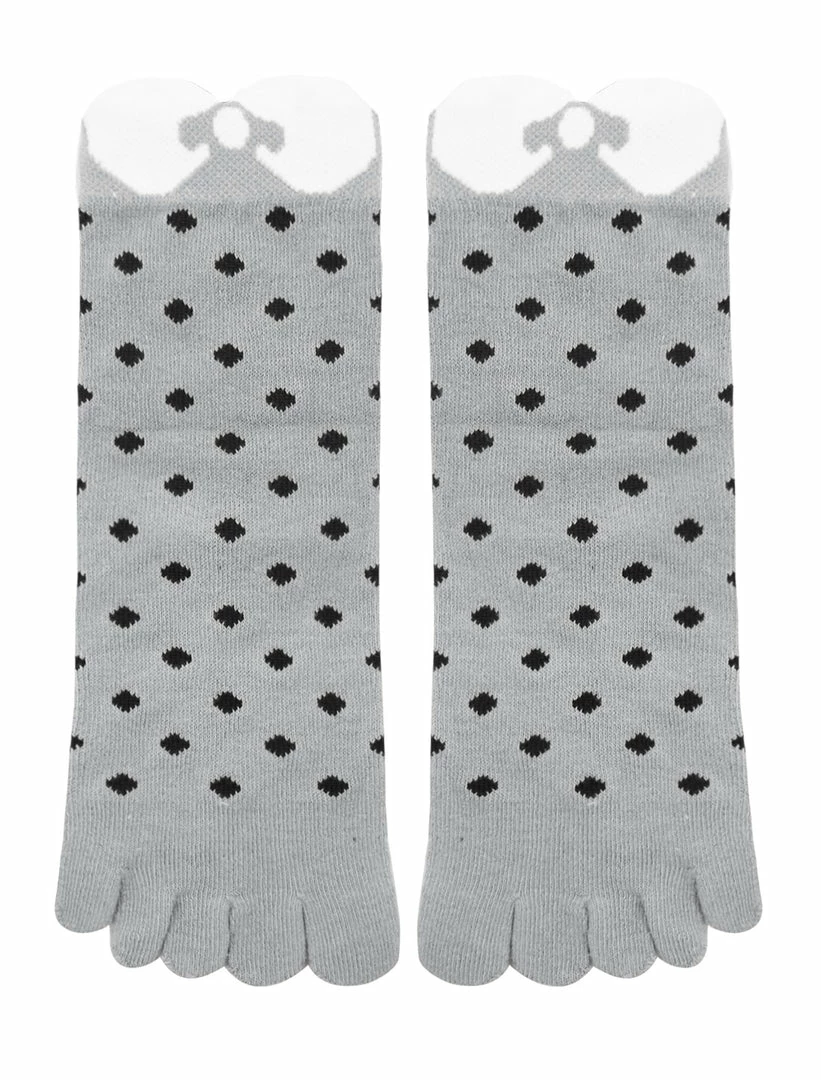 Allegra K Ankle Length Dots Bowknot Pattern Stretchy Toe Socks Accessories 8 Allegra K Ankle Length Dots Bowknot Pattern Stretchy Toe Socks Accessories