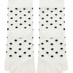 Allegra K Ankle Length Dots Bowknot Pattern Stretchy Toe Socks Accessories 17 Allegra K Ankle Length Dots Bowknot Pattern Stretchy Toe Socks Accessories