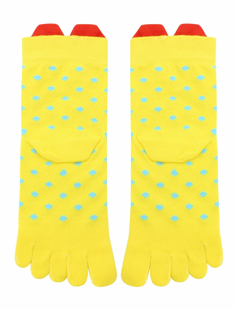 Allegra K Ankle Length Dots Bowknot Pattern Stretchy Toe Socks Accessories 5 Allegra K Ankle Length Dots Bowknot Pattern Stretchy Toe Socks Accessories