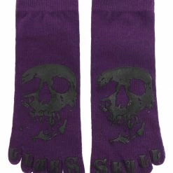 Allegra K Men Elastic Cuffs Letters Skull Pattern Ankle Length Five Toe Socks Accessories 12 Allegra K Men Elastic Cuffs Letters Skull Pattern Ankle Length Five Toe Socks Accessories