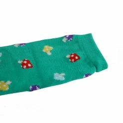Allegra K Accessories Women Ankle Length Mushrooms Pattern Stretchy Toe Socks