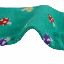 Allegra K Accessories Women Ankle Length Mushrooms Pattern Stretchy Toe Socks