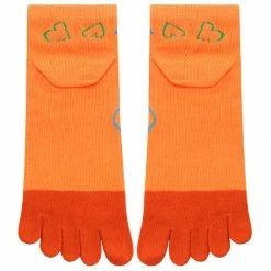 Allegra K Women Heart Cartoon Pattern Elastic Cuffs Stretchy Toe Socks