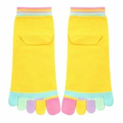 Allegra K Women Low Cuffs Cartoon Prints Stretchy Toe Socks Accessories 7 Allegra K Women Low Cuffs Cartoon Prints Stretchy Toe Socks Accessories