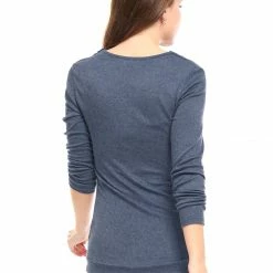 Women Allegra K Cowl Neck Long Sleeves Buttons Decor Ruched Top 159 Women Allegra K Cowl Neck Long Sleeves Buttons Decor Ruched Top